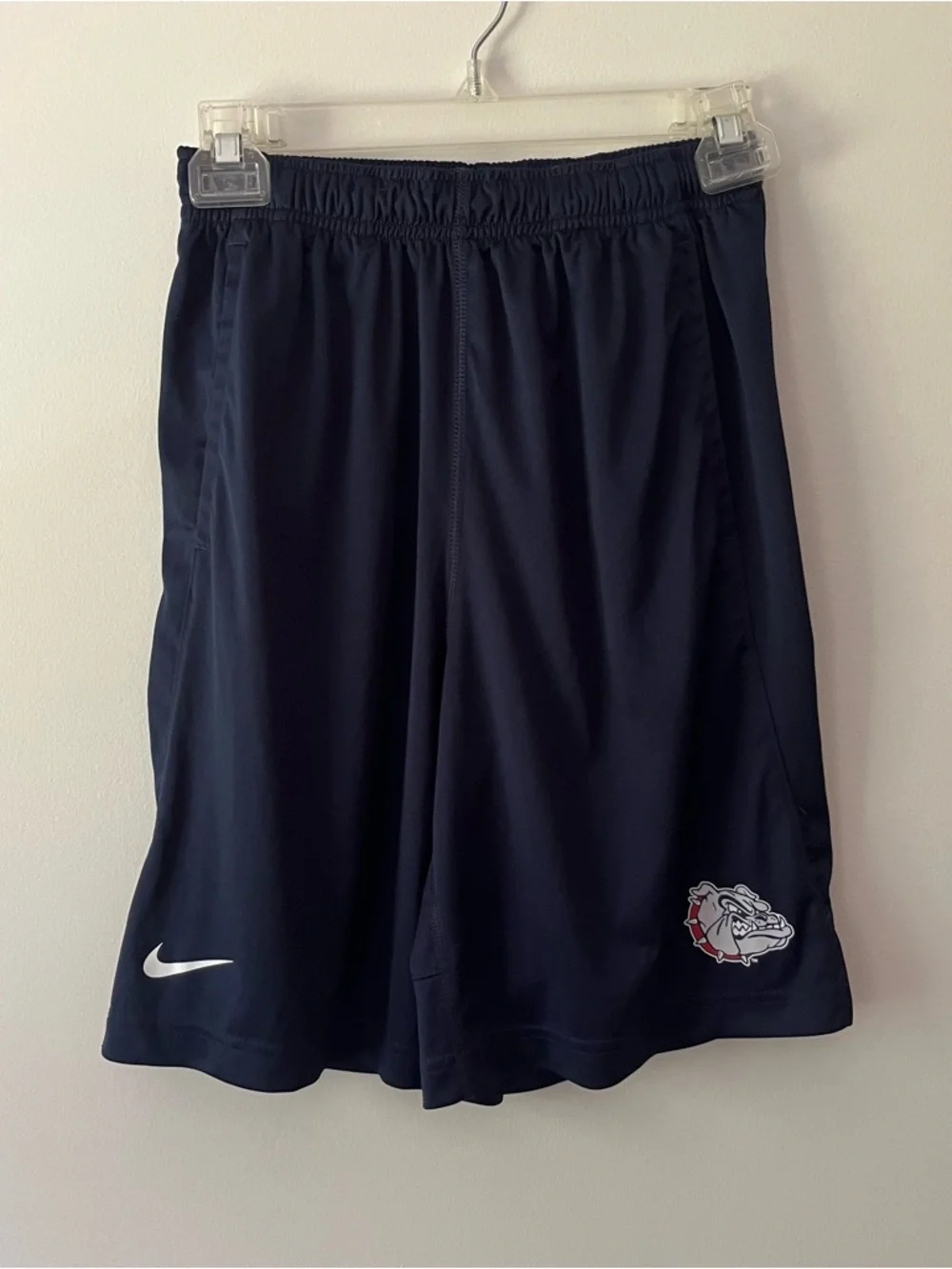 Boys Nike Dri-Fit Gonzaga Bulldogs Basketball Shorts Large Blue
